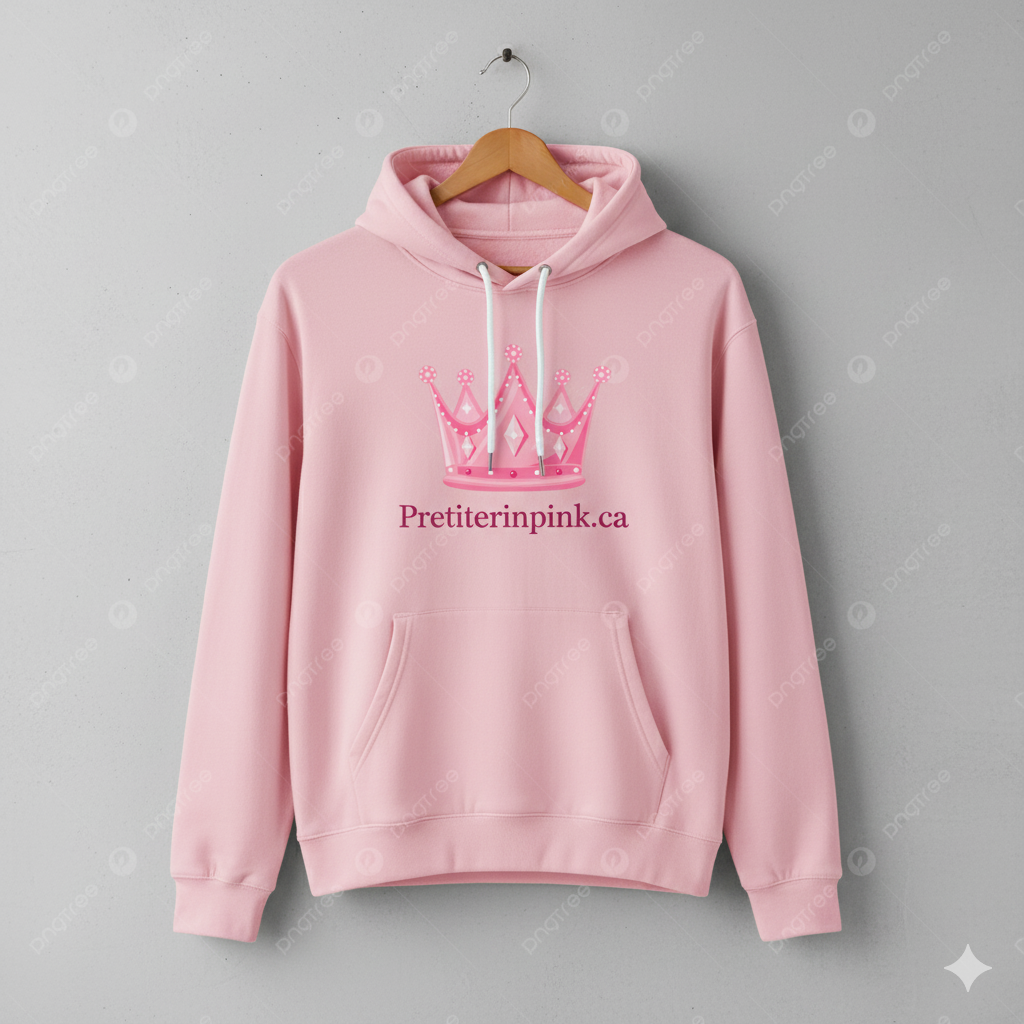 Pink Hoodie folded